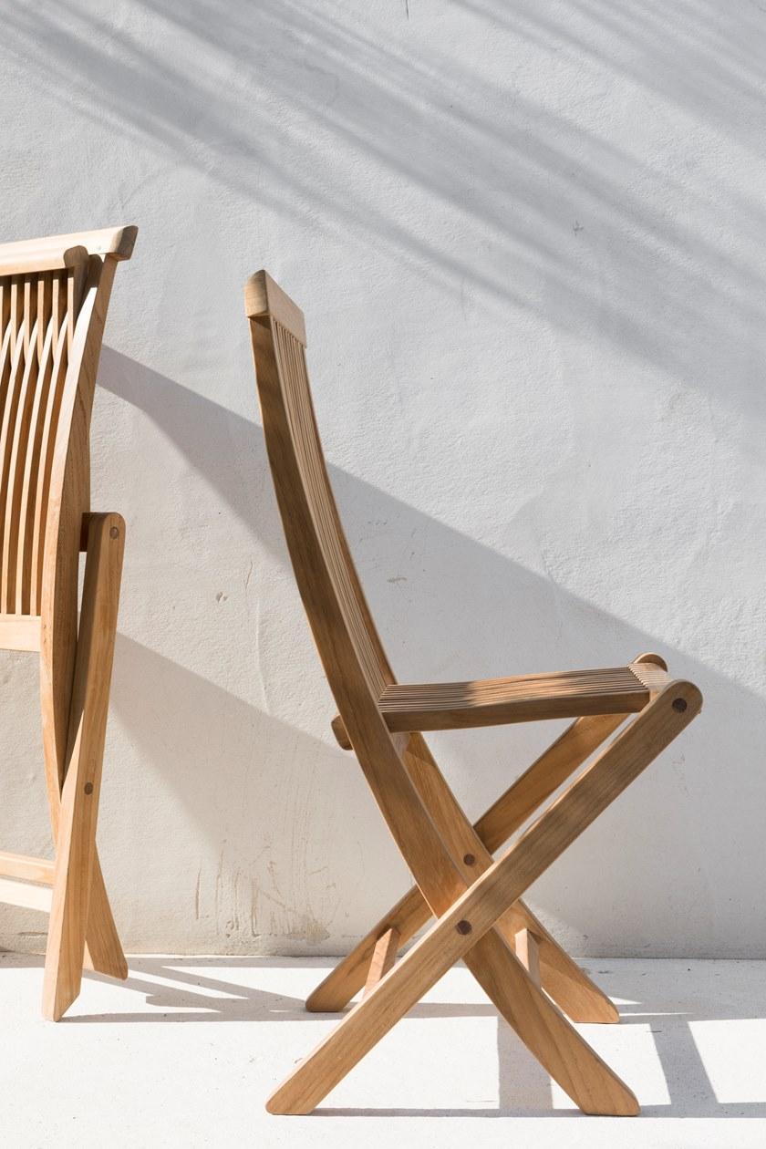 Unopiù Складной стул из тика Milton Wilsed - Вид №1
