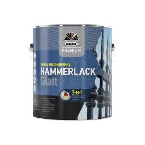 90780538 Грунт-эмаль по ржавчине 3 в 1 3 в 1 Dufa Premium Hammerlack цвет вишня 2.5 л STLM-0854253