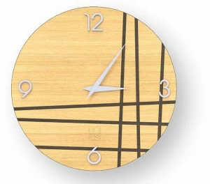 LIGNIS® Настенные часы из инкрустированного дерева Dolcevita lines 10.029 / 10.107