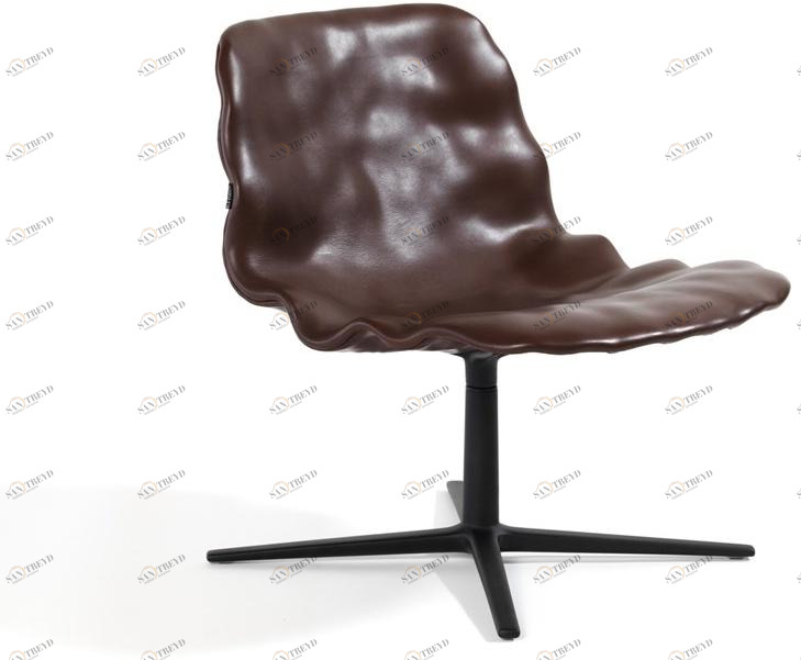 Blå Station Поворотное кожаное кресло с 4-мя спицами Dent B505d Bla Station