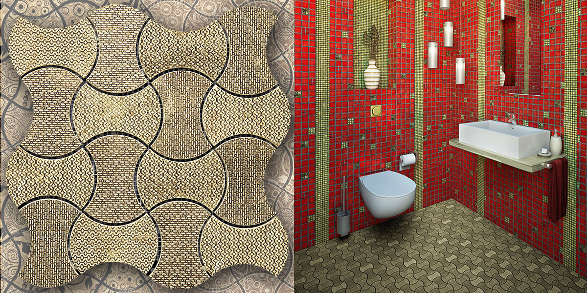 МОЗАИКА ИЗ МРАМОРА TRN-3 SKALINI TORINO TRN3 - Вид №1