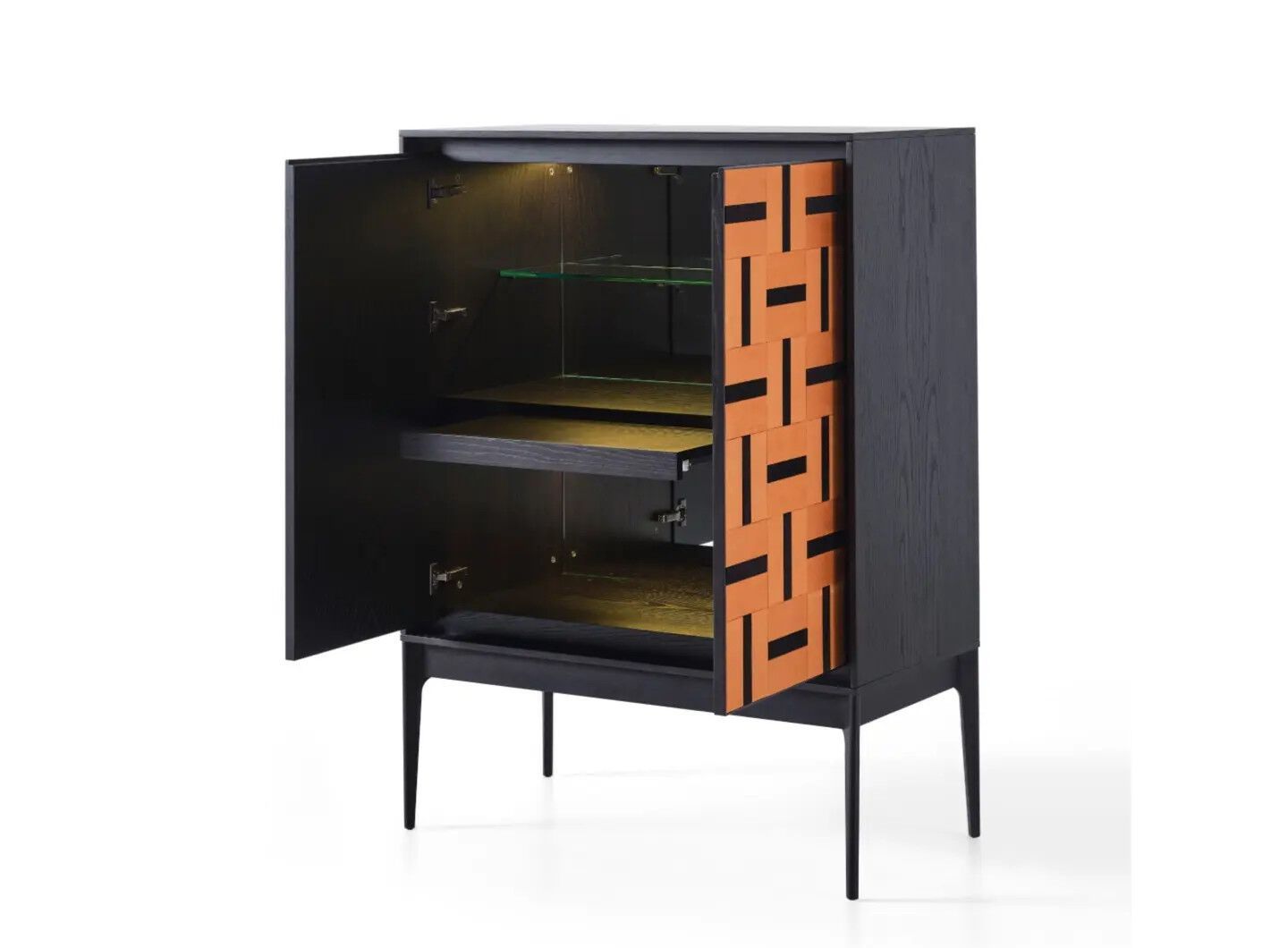 Дубовый барный шкаф со встроенным освещением Mobi Kente ARCH-00016061 - Вид №2