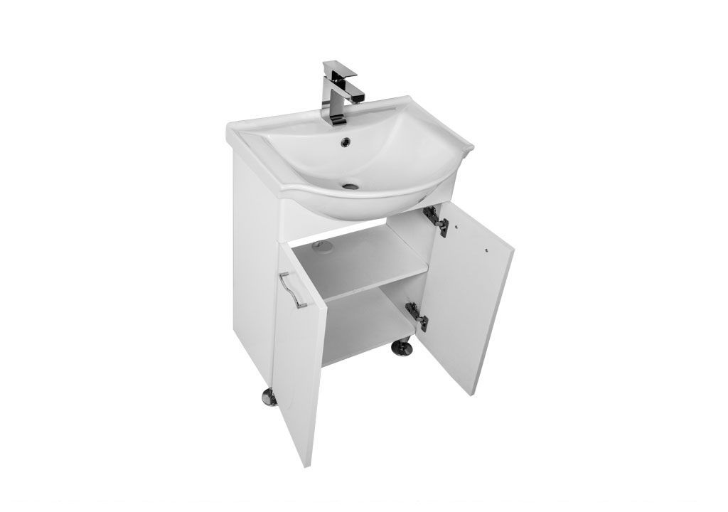 Мебель для ванной Aquanet Моника 60 белый 00187565 - Вид №3