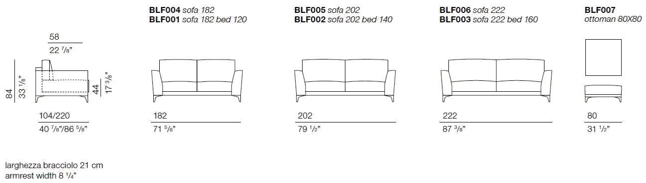 Bodema 2-местный тканевый диван-кровать sun-id-1464685 - Вид №5