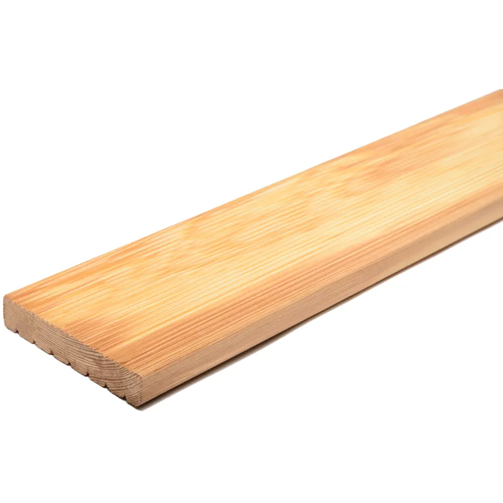 Santreyd Террасная доска из лиственницы с рифленой поверхностью Вельвет 82599750 STLM-0031090