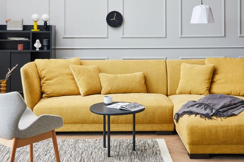 Grado Design 3-х местный тканевый диван с шезлонгом Halle Hal - sf - rc - Вид №3