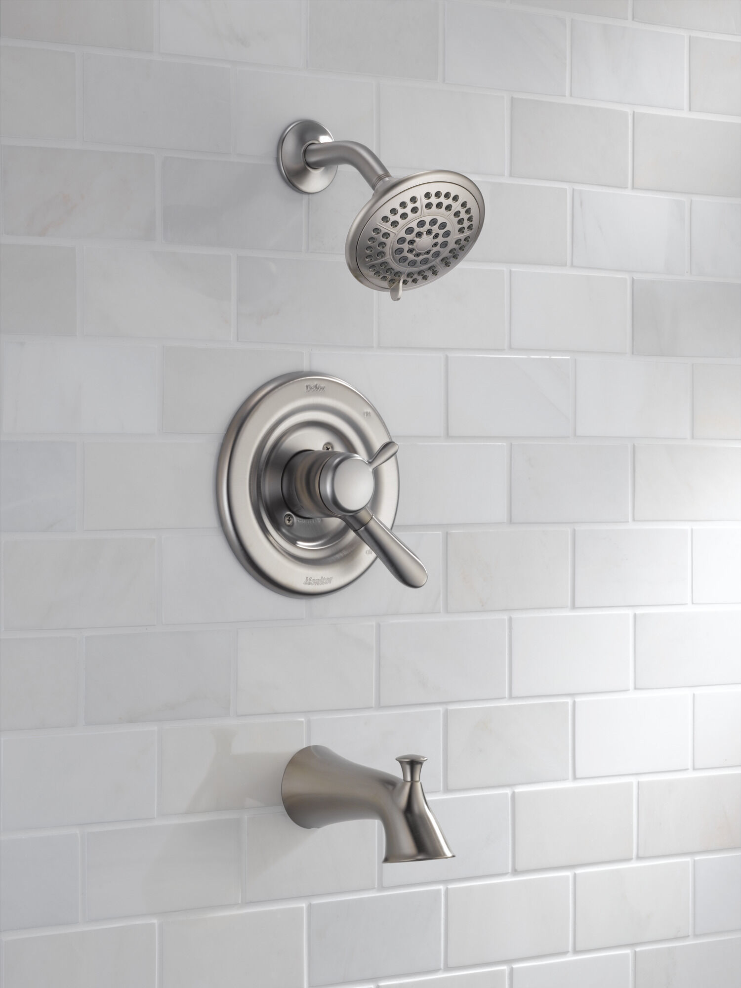 T17438-SS Для ванны и душа Monitor® 17 Series Delta Faucet Lahara Нержавеющая сталь  - Вид №4