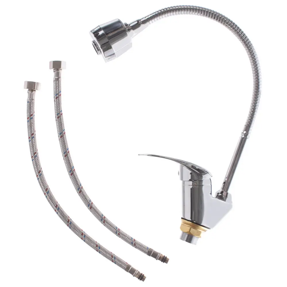 Клевер Olive Ov 519 - кухонный смеситель с гибким изливом и аэратором 84462563 STLM-0050332 - Вид №2