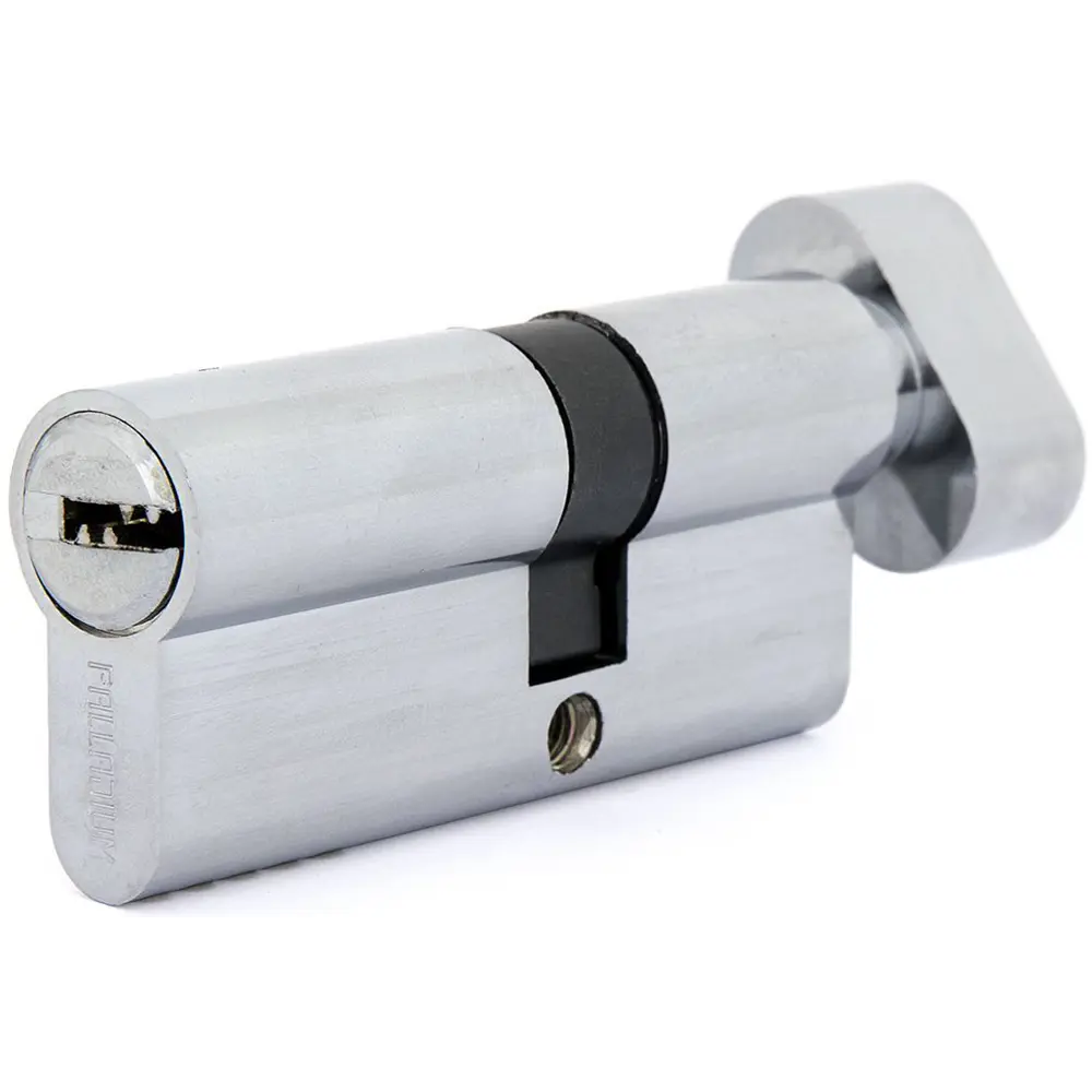 Цилиндр Palladium BK CP, 30x40, ключ/вертушка, цвет хромированный STLM-2133647
