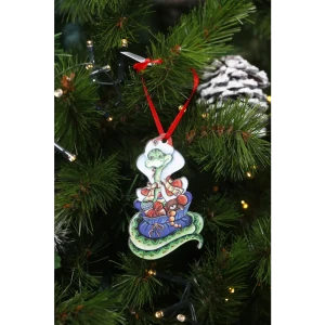 89377710 Елочная игрушка Подвеска Классическая коллекция 9x7x0.6 см разноцветная STLM-1359101
