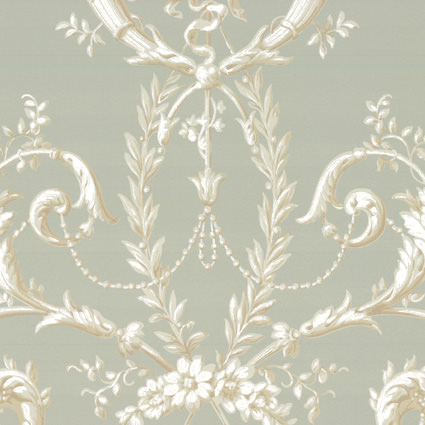 Traditional bathrooms Motivtapete Versailles Versailles - Little Greene  - Вид №2