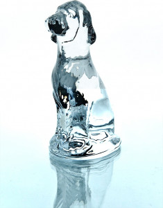 10633408 Гусевской Хрустальный Завод им. Мальцова Декоративное изделие "Собачка" Хрусталь