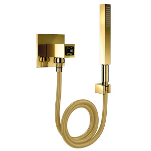 00604243 1/2-дюймовый переключатель для душа из полированного золота Docol SQUARE