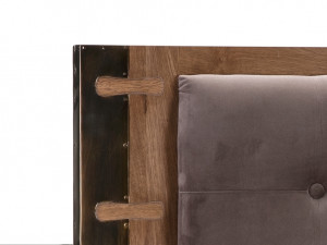 098761 Изголовье 150 серая ткань Schuller Dresde