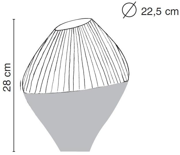 Fos Ceramiche Фарфоровая ваза Antithesis oro e platino Pft-2001, b-2003 - Вид №3