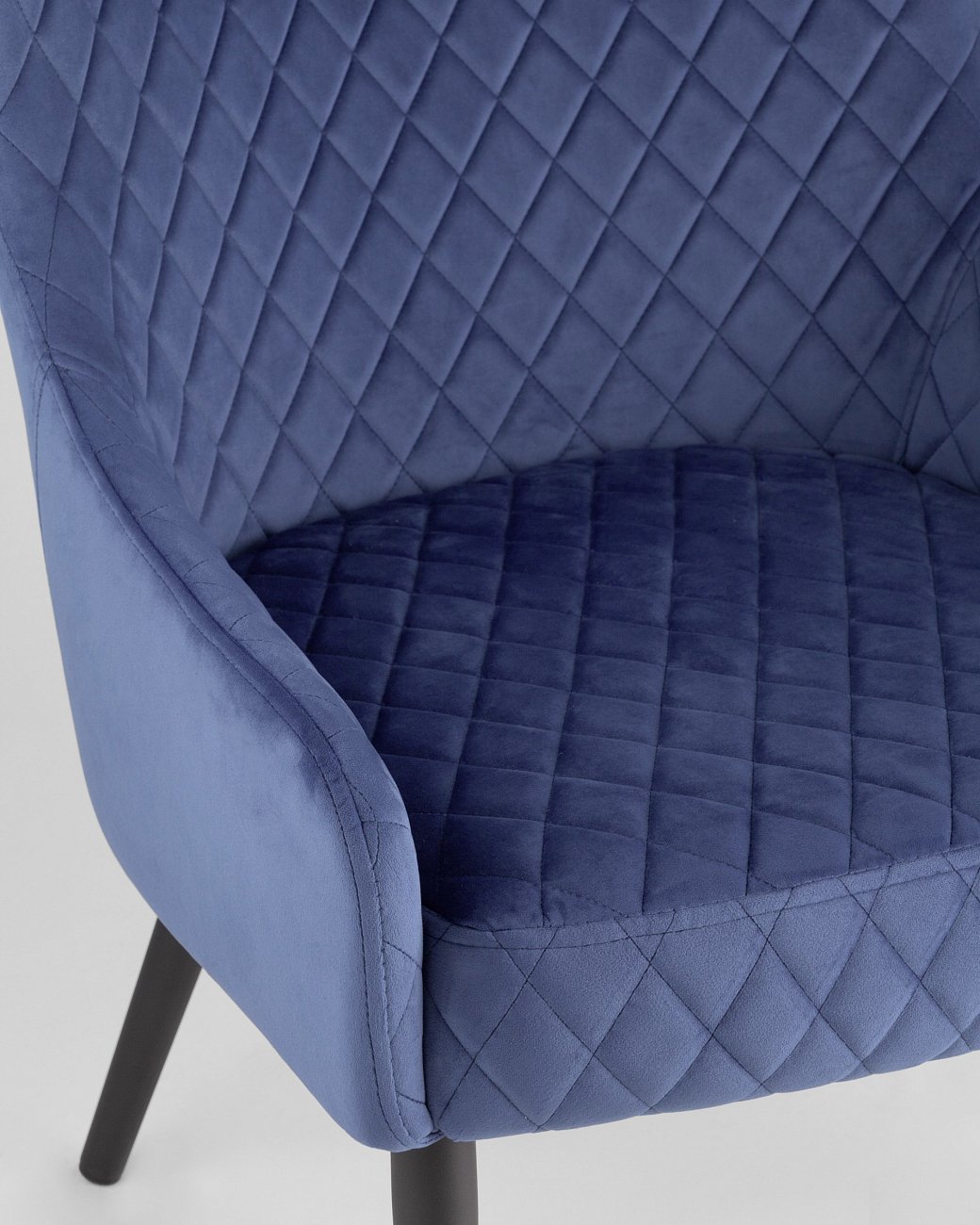 Кресло мягкое с ушами королевский синий "Ститч" STOOL GROUP ДИЗАЙНЕРСКИЕ 00-3881935 Синий  - Вид №7