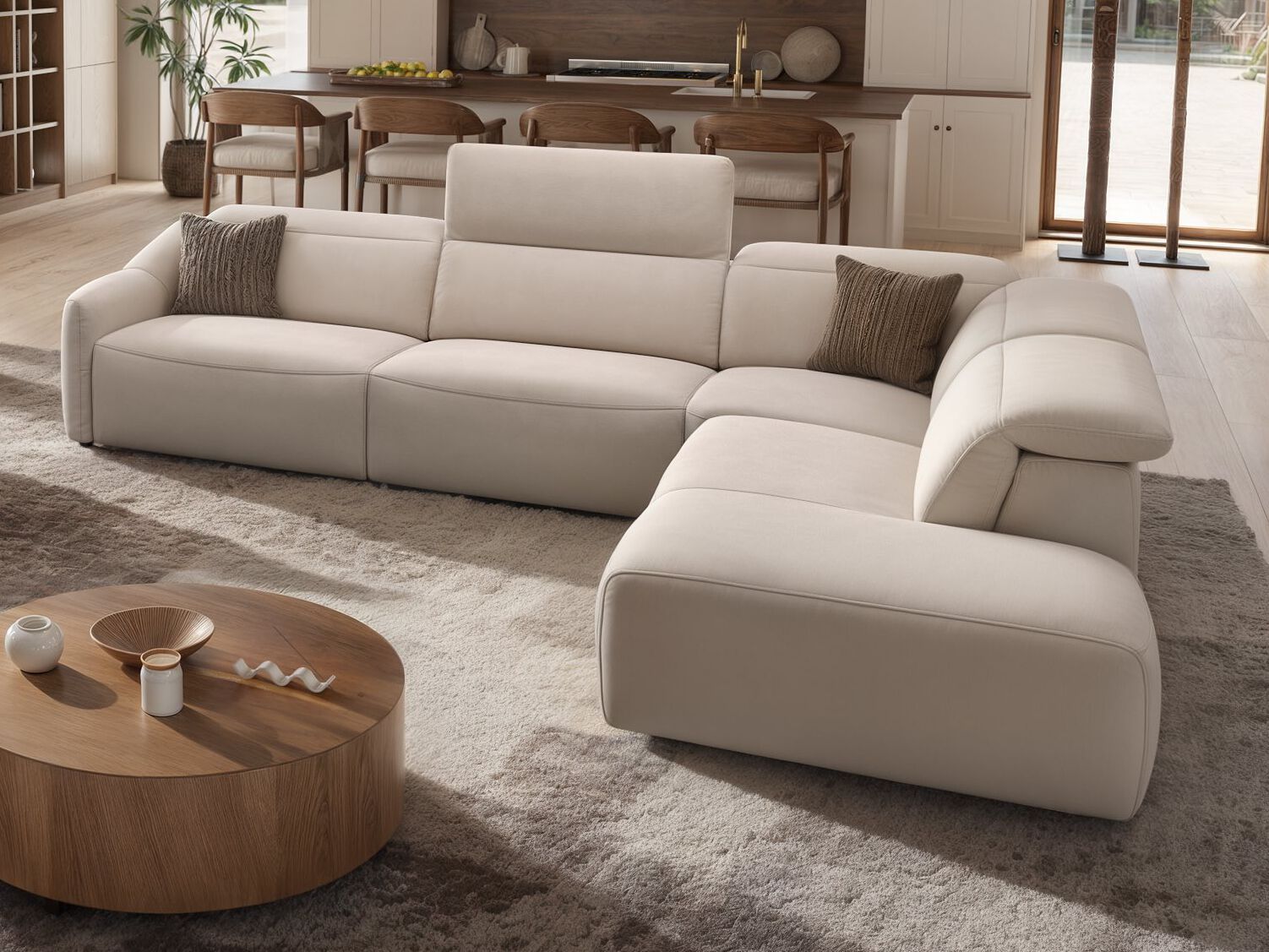 Угловой диван из ткани Sofanella Самоа ARCH-00073610 - Вид №3