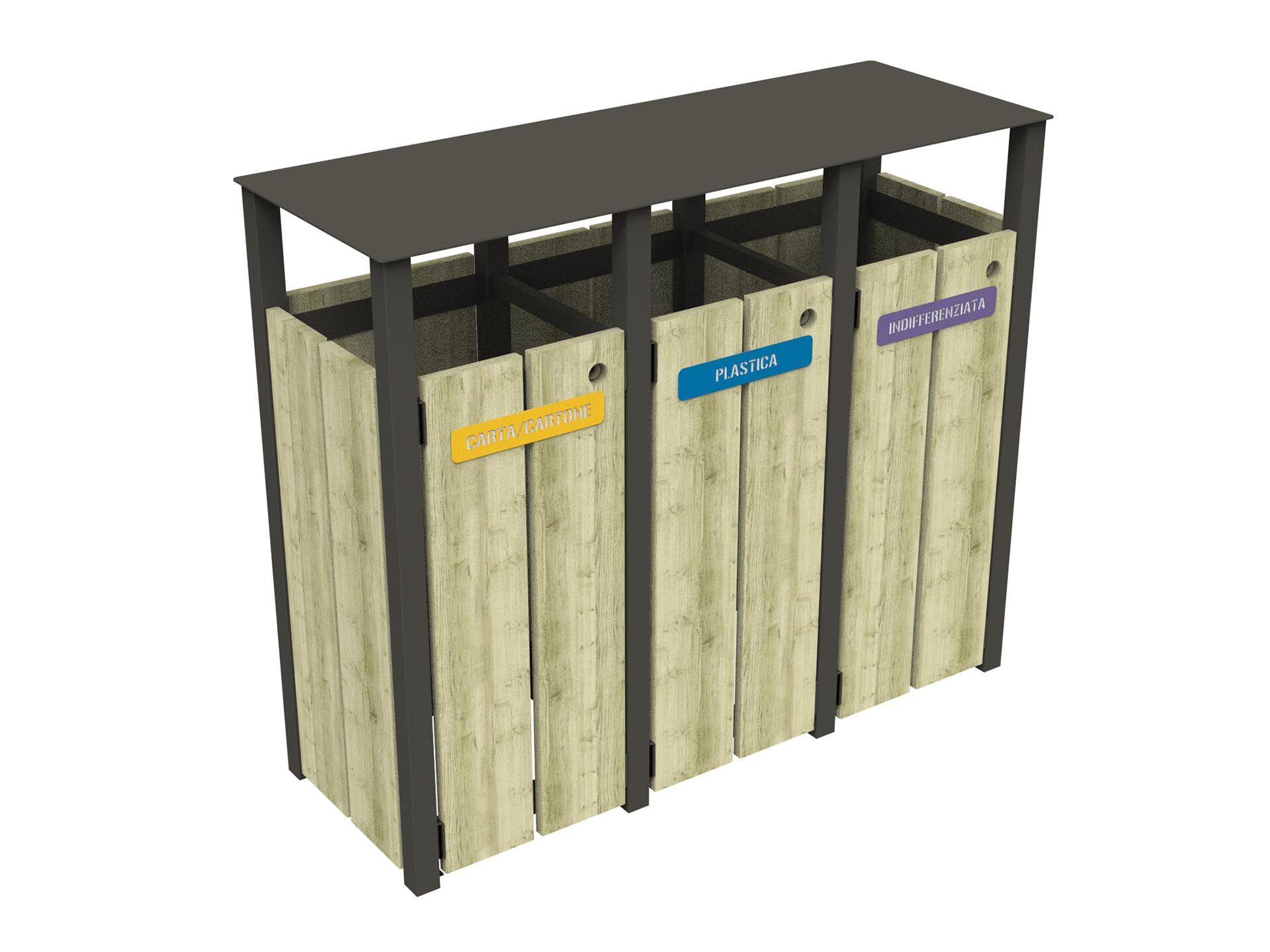 2-слойная корзина для мусора Lazzari MONTANA ARCH-00148501 - Вид №7