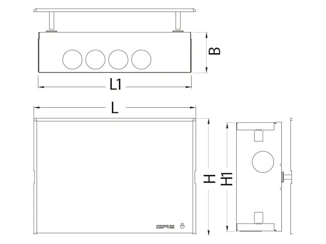 Встраиваемая коробка для коллектора TECO ARCH-00101644 - Вид №2