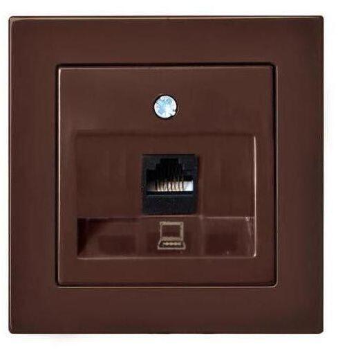 28-1450 Розетка RJ45 Liregus Epsilon коричневый