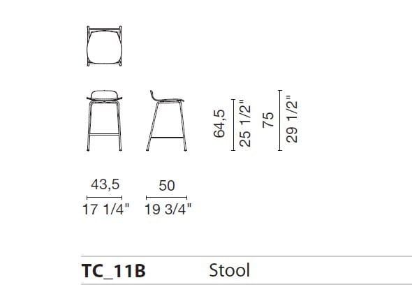 Многослойный штабелируемый стул CAPPELLINI Tate Color ARCH-00067113 - Вид №12