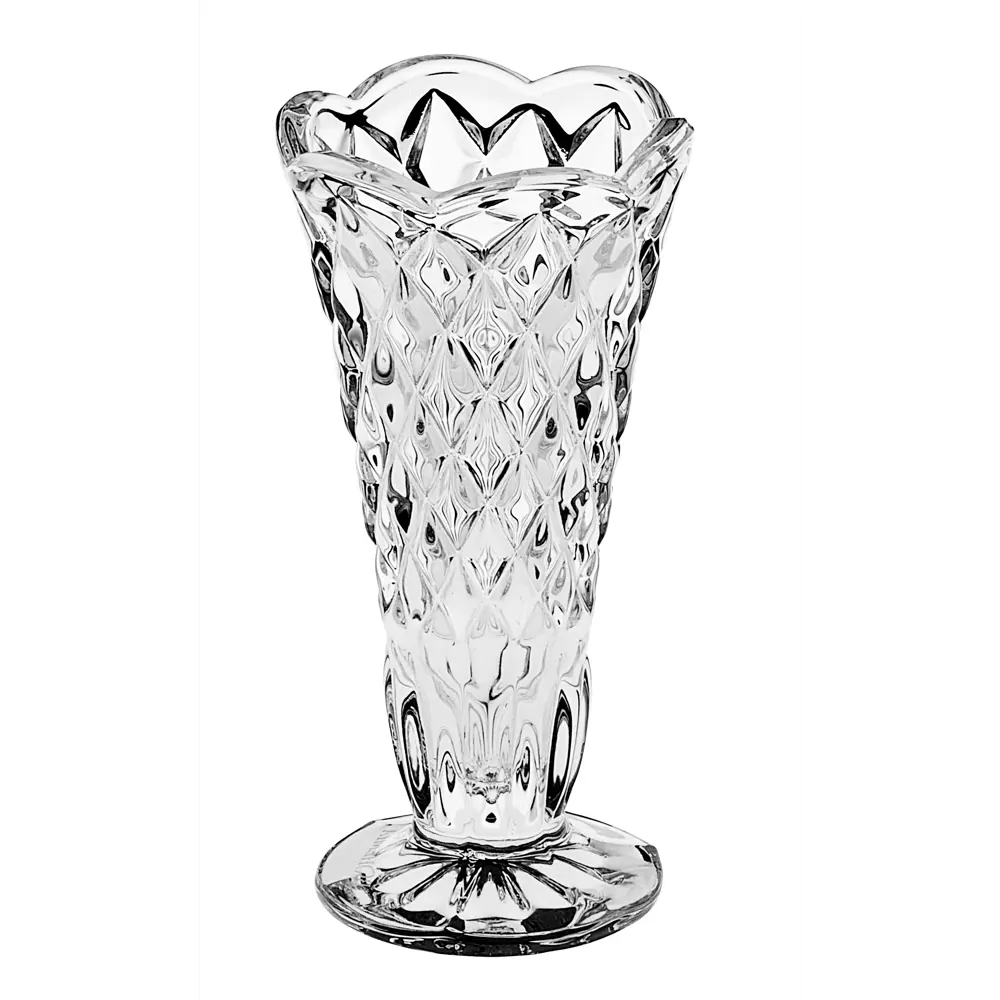 Ваза Bohemia Crystal Diamond стекло цвет прозрачный 12 см STLM-2070546 - Вид №6