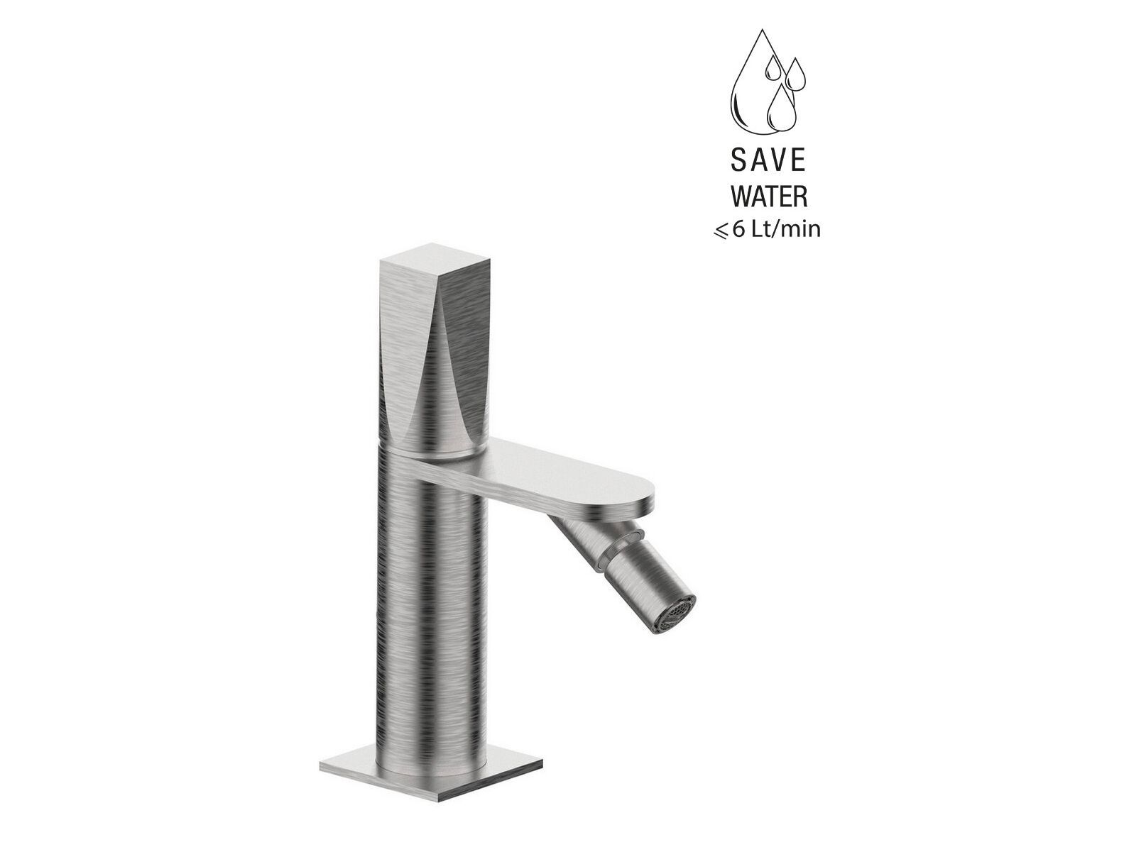 Смеситель для биде из нержавеющей стали без слива Rubinetterie Frattini Aline ARCH-00074387 - Вид №1