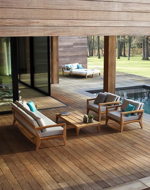 Royal Botania Низкий прямоугольный столик для сада из тика Zenhit sun-id-1463138 - Вид №3