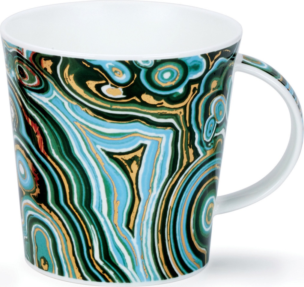 10672711 Dunoon Кружка Dunoon Малахит.Кернгорм 480мл, фарфор Фарфор костяной 