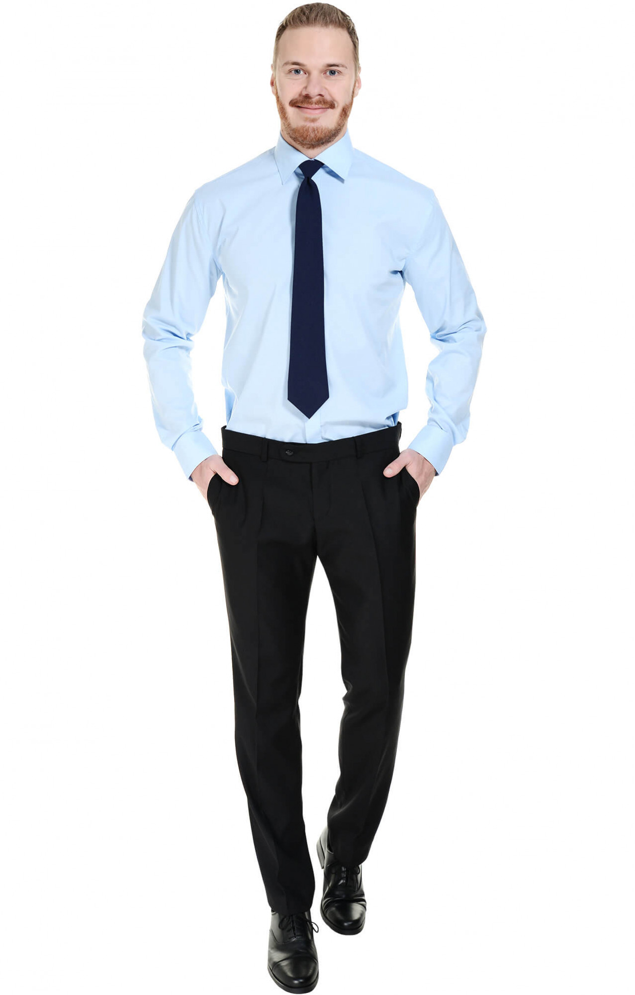 60318 Галстук на резинке темно-синий  Офисная одежда  размер Спецодежда 