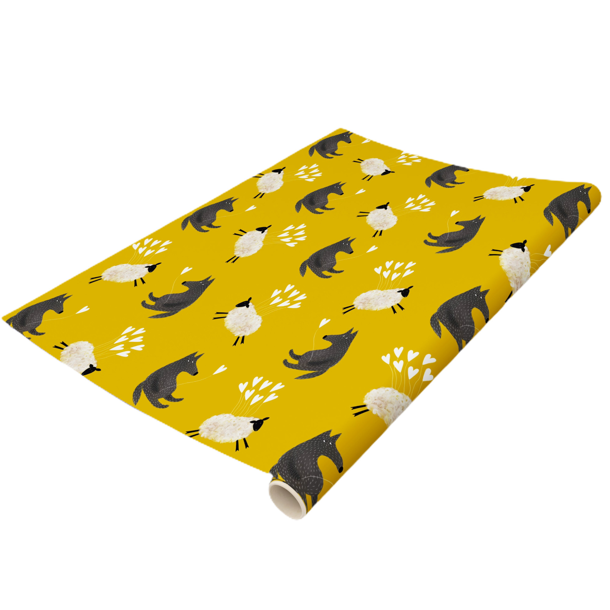 565977 Упаковочная бумага «Овцы и Волки» 100 х 70 см, 100 г/м2 Santreyd 