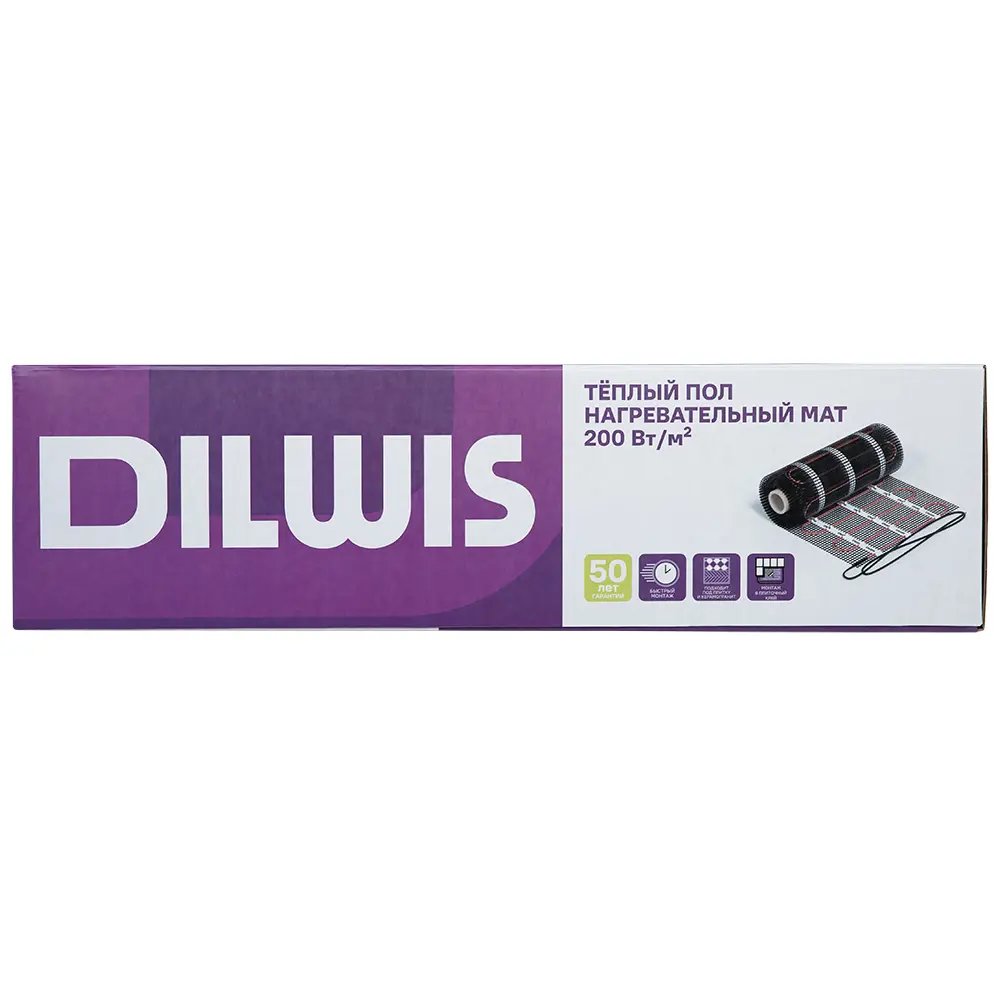 Теплый пол Dilwis: нагревательный мат 5 м² для комфортного обогрева 89398478 STLM-1421025 - Вид №2