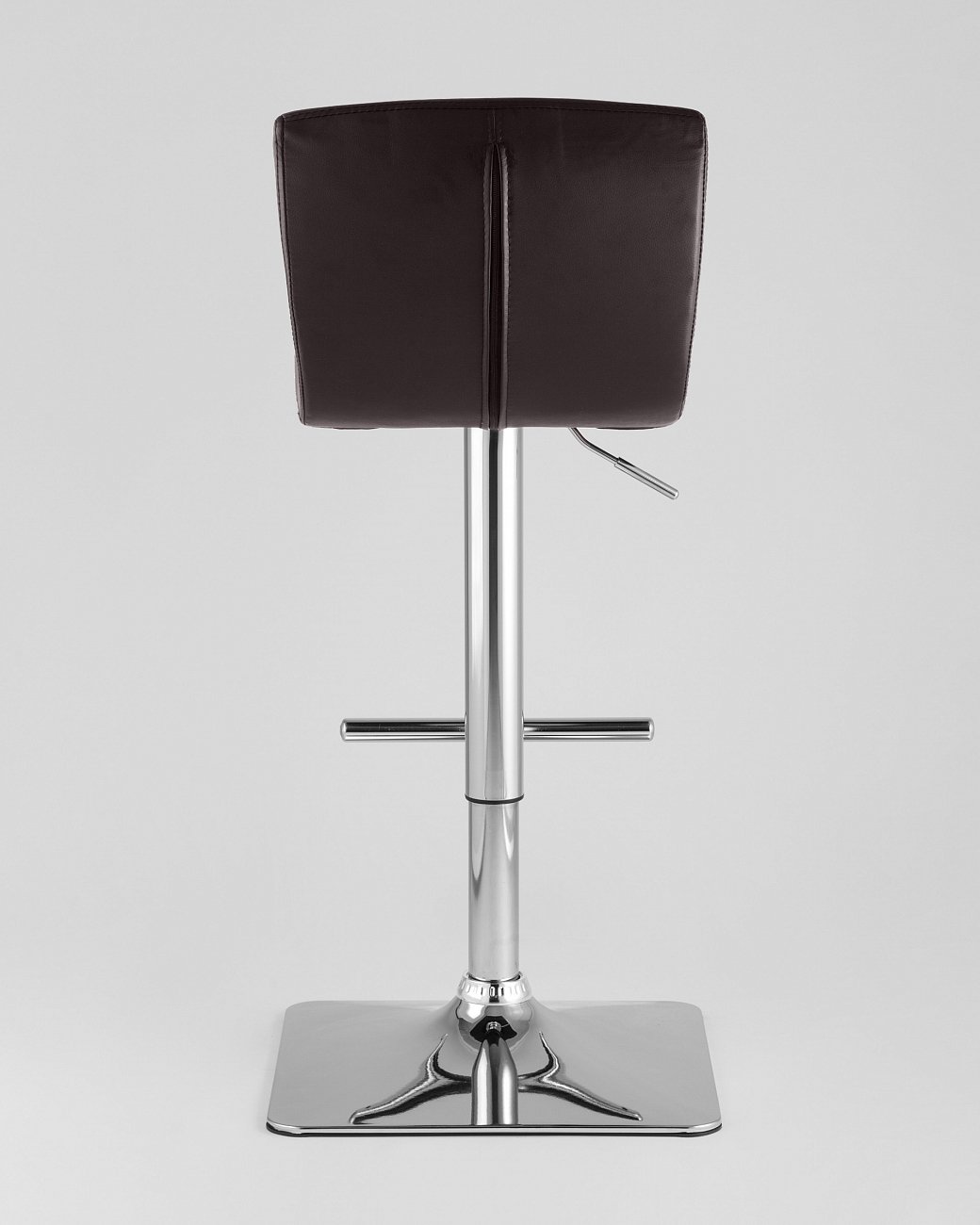 Стул барный со спинкой коричневый из экокожи "Хамер" STOOL GROUP  00-3945979 Коричневый  - Вид №1