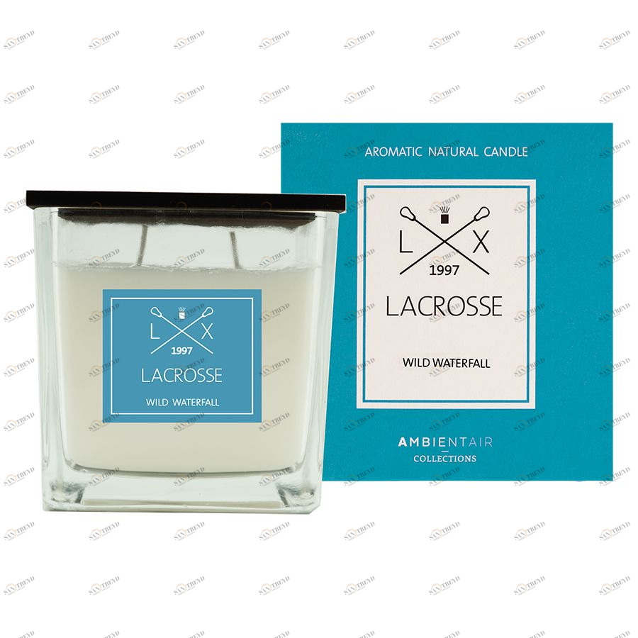 Ароматическая свеча в стекле «Дикий водопад» Lacrosse 10х10 см Ambientair VV090WWLC