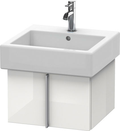 VE610300707 Vero Тумбочка подвесная Бетонно-серый матовый декор Duravit - Вид №1