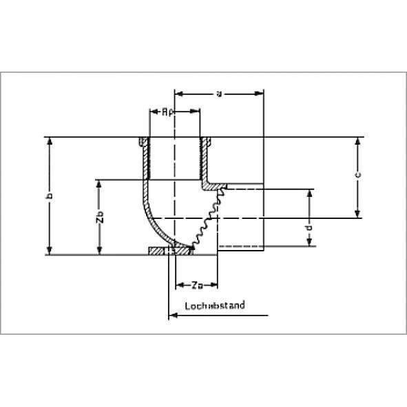 144721534 SANHA 4472G настенная водорозетка, с 2 точками крепежа, бронза 15x3/4 мм  - Вид №1