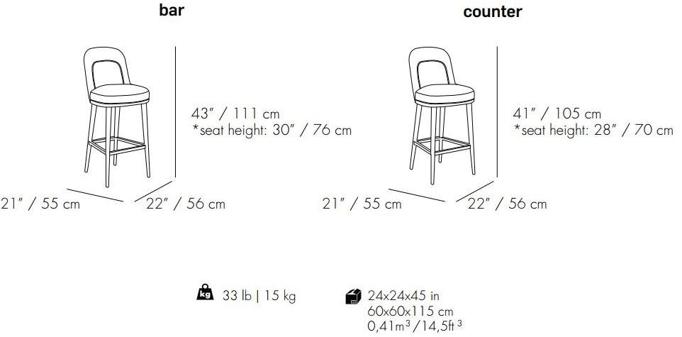 Mambo Unlimited Ideas Высокий табурет со спинкой Frida sun-id-1420401 - Вид №2