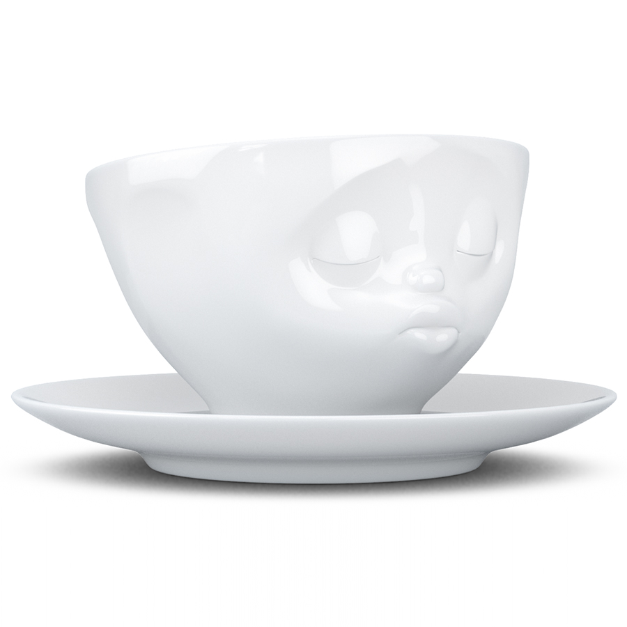 T01.42.01 Чайная пара tassen kissing 200 мл белая Tassen by FIFTYEIGHT PRODUCTS  - Вид №7