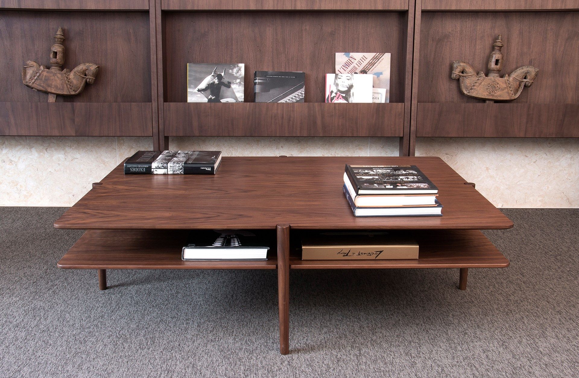 Деревянный прямоугольный журнальный столик Branca Lisboa NÍVEL ARCH-00137434 - Вид №1