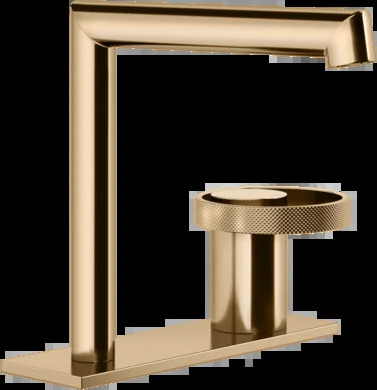 Смеситель для умывальника 63315 735 Gessi Anello ТЕПЛАЯ БРОНЗА PVD