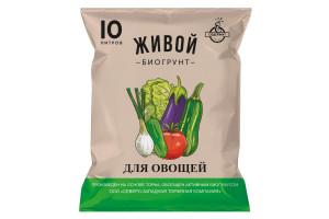 16491883 Живой грунт для овощей на основе биогумуса 10 л 31994 Агроторф