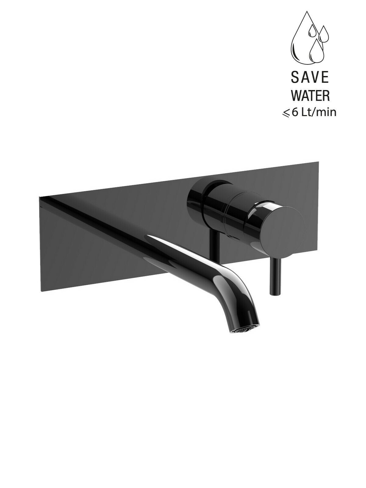 Настенный однорычажный смеситель для раковины с ограничителем расхода Rubinetterie Frattini Pepe XL ARCH-00076573 - Вид №79