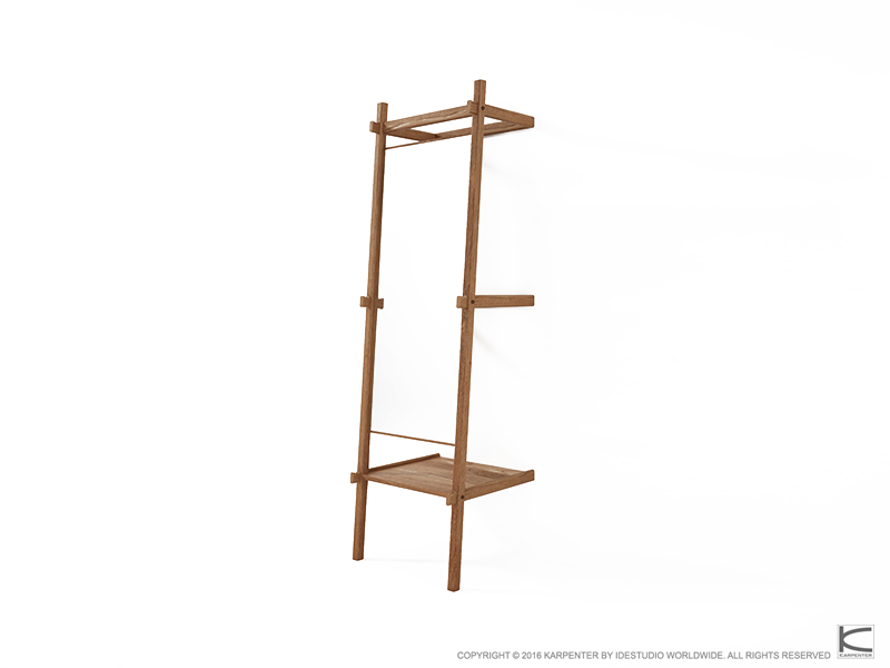 370_722 Напольное зеркало и полка Karpenter SIMPLYCITY  - Вид №1