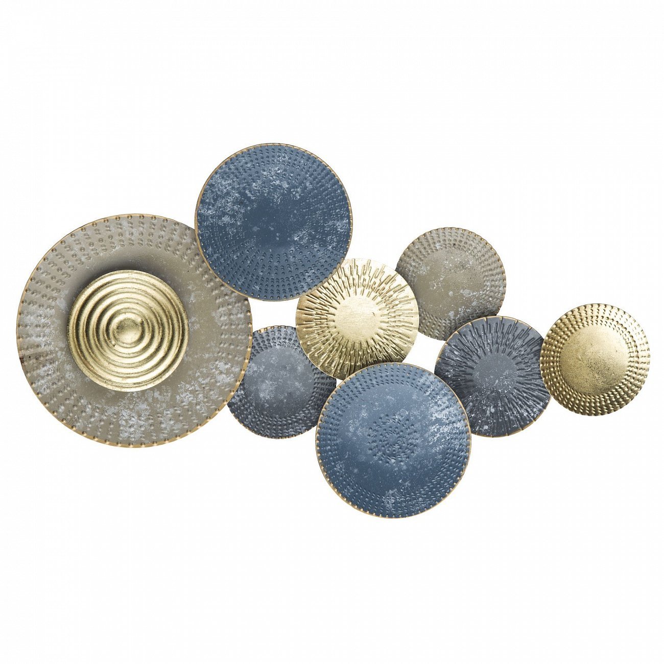 Панно настенное металлическое 66 см 93005 Tomas Stern TOMAS STERN  00-3865432 Серый;синий  - Вид №4