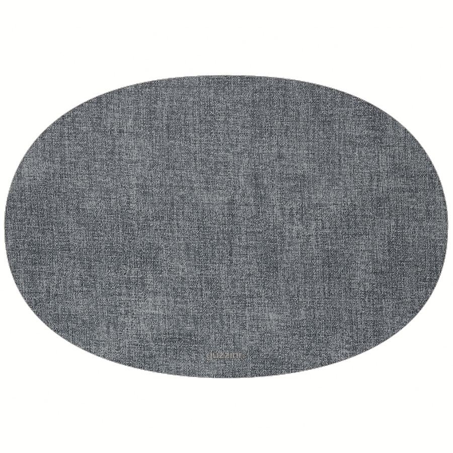 22604681 Салфетка подстановочная овальная двухсторонняя fabric, синяя Guzzini 