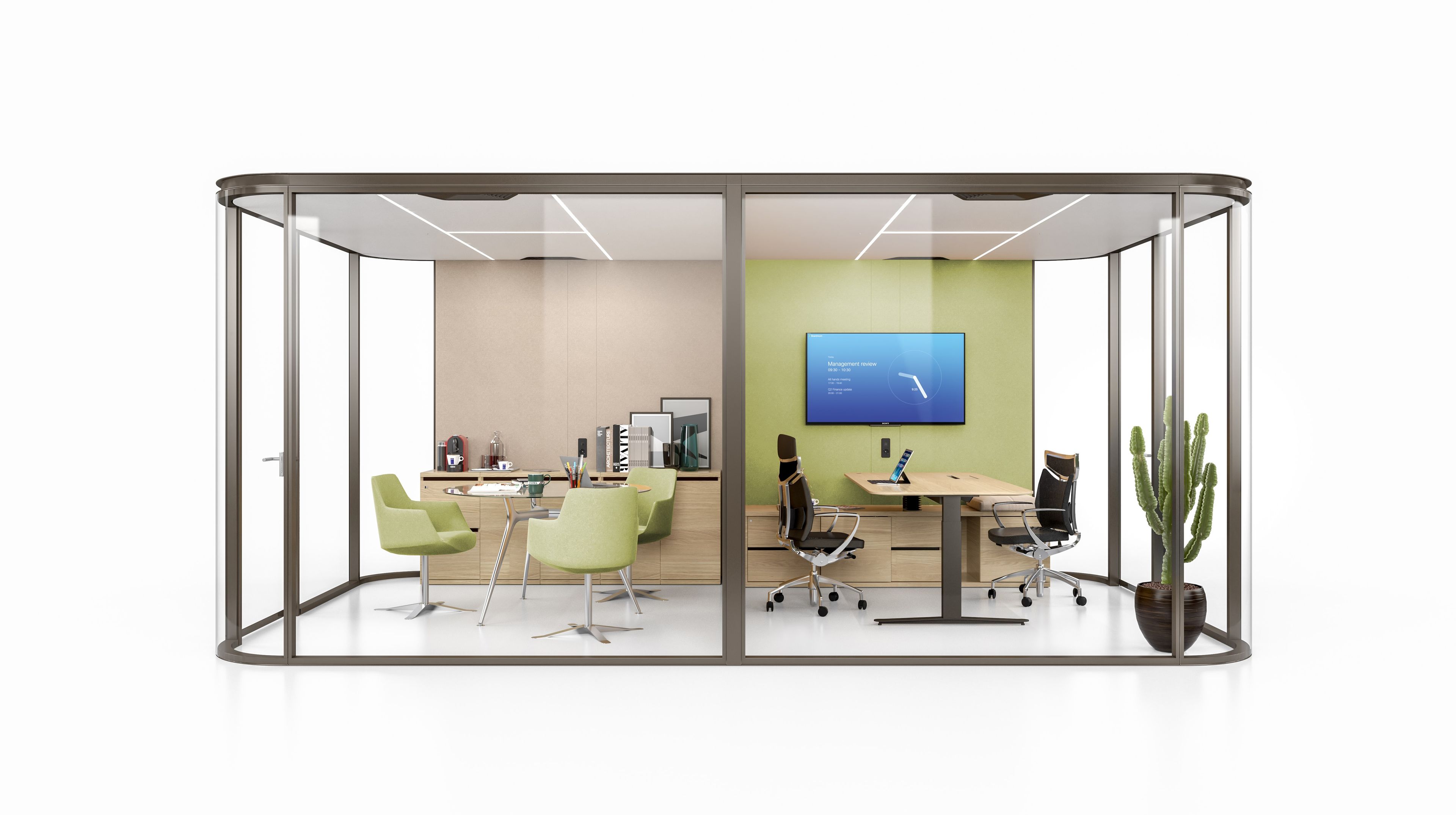 Акустическая офисная кабина со встроенным освещением ESTEL GROUP Collaborative Room ARCH-00057286 - Вид №19