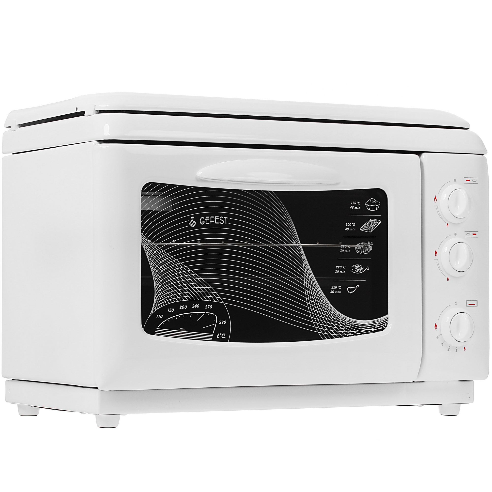 7928750 Мини-печь GEFEST 100 К19 белый STDN-0004791 - Вид №1