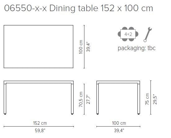 Керамический прямоугольный садовый стол TRIBÙ Illum ARCH-00140536 - Вид №4