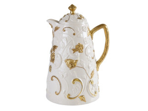 Фарфоровый термос чайник