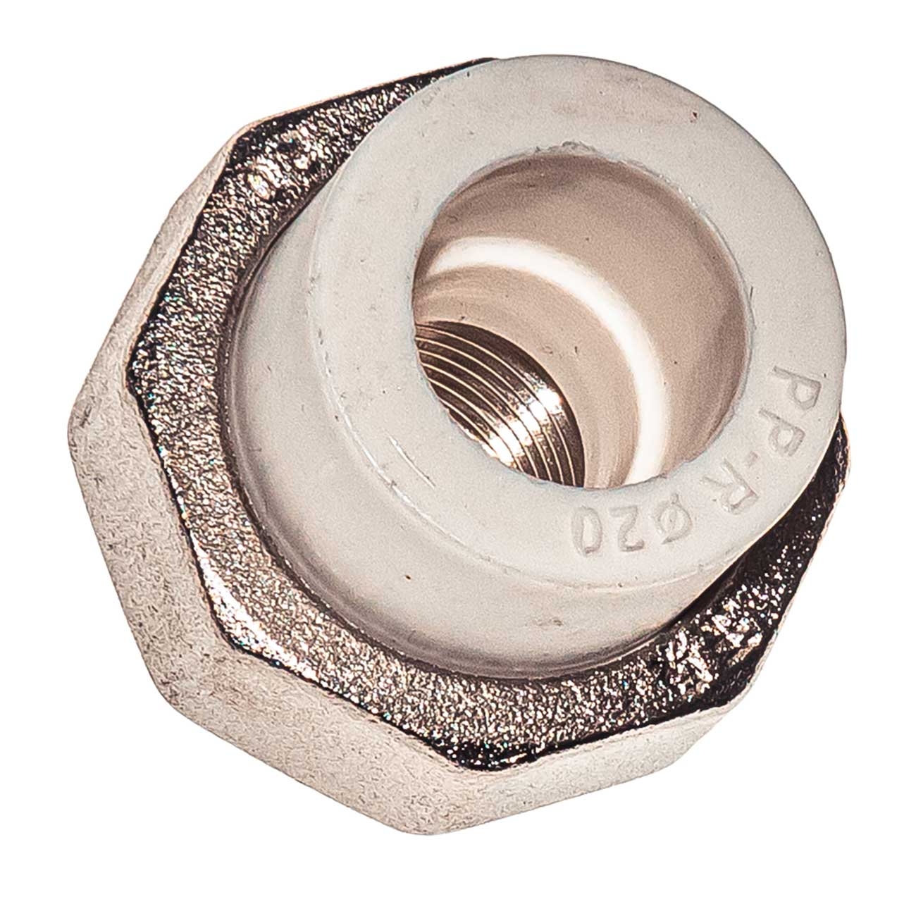 290501 Фитинг переходной с внутренней резьбы 1/2" на 20мм PPR LAB.Space  - Вид №3